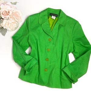 Harve Benard Green Twill Jacket
